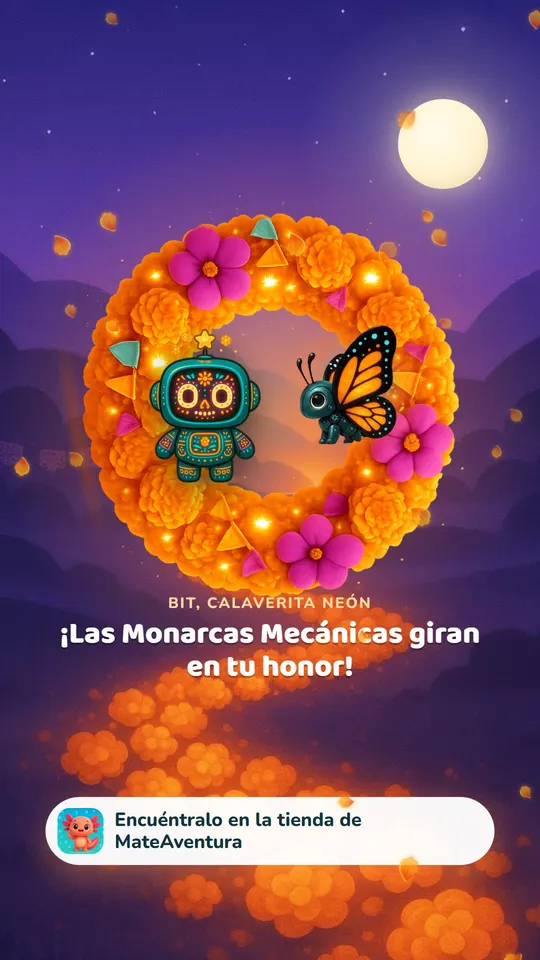 Bit, Calaverita Neón, junto a la Monarca Mecánica